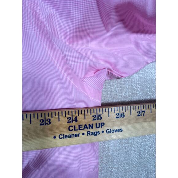 Gitman Bros. Men Large Pink Plaid Long Sleeve Button Front Preppy Collared Shirt - Picture 6 of 8